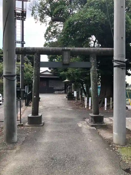 羽沢神明社の鳥居