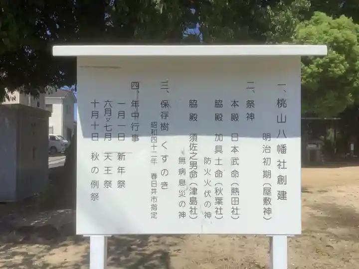 桃山八幡社の歴史