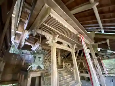 岩戸落葉神社の本殿・本堂