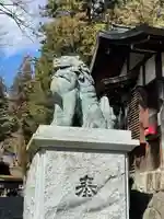 諏訪大社下社春宮の狛犬