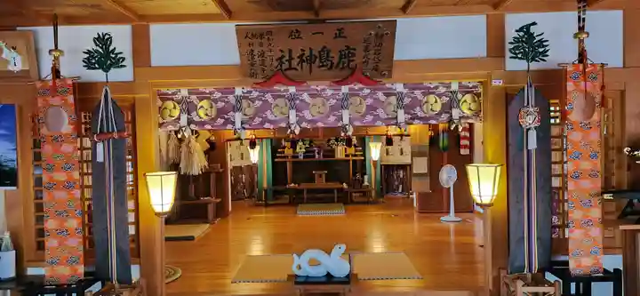 鹿島神社の本殿・本堂