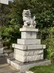 立川熊野神社の狛犬