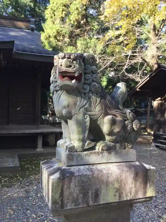 戸頭神社の狛犬