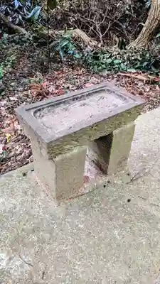 桑橋熊野神社の手水舎