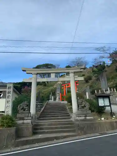 江名諏訪神社の鳥居