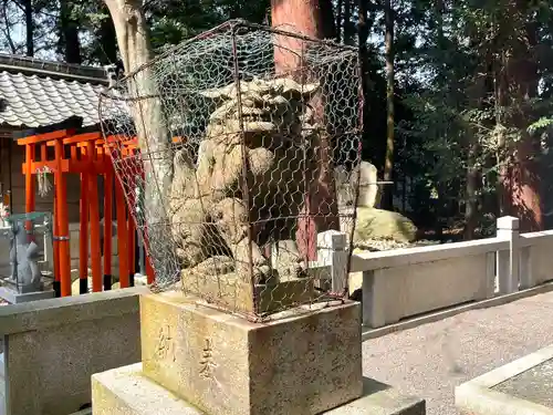 諏訪神社の狛犬