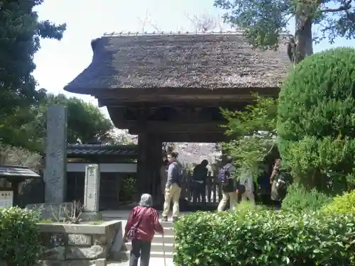 極楽寺（霊鷲山感應院極楽律寺）の山門・神門
