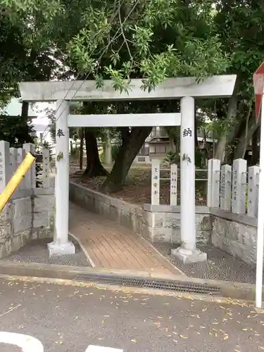 小木田神社の鳥居