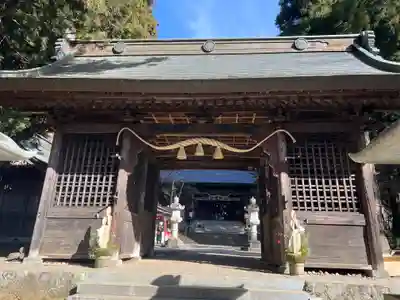 河口浅間神社の山門・神門