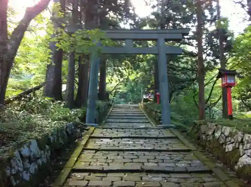 大神山神社奥宮の鳥居