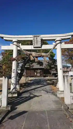 泉八幡神社の鳥居