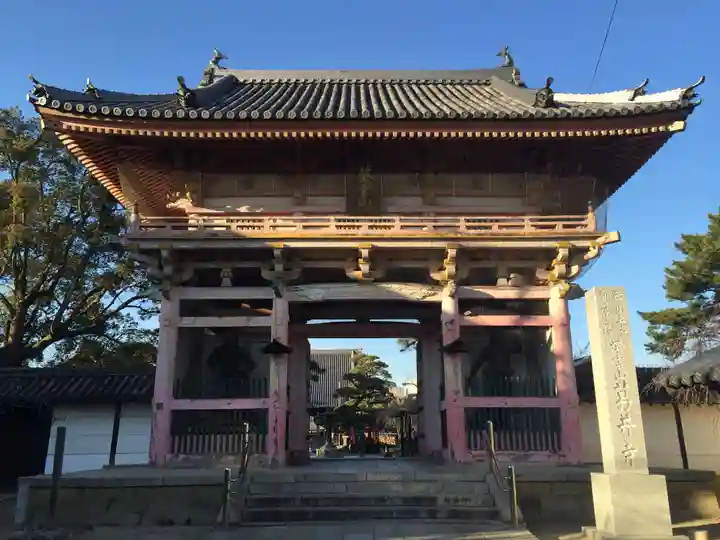 葛井寺の山門・神門
