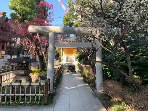 蒲田八幡神社の鳥居