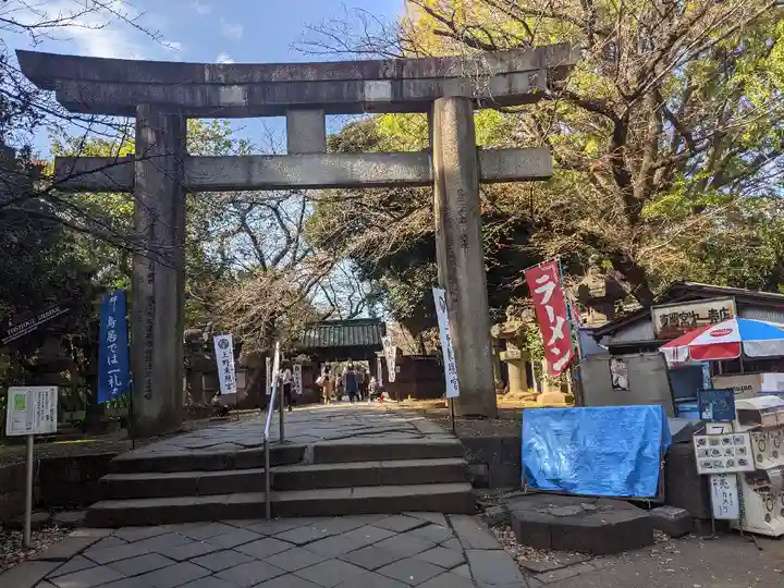 上野東照宮の鳥居