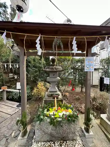 横浜御嶽神社の手水舎