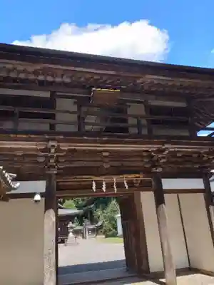 柏木神社の山門・神門