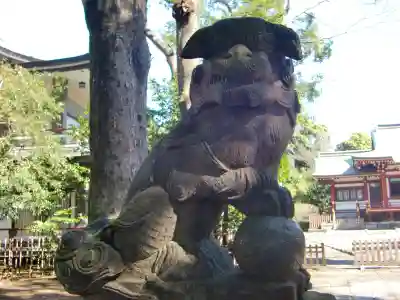 武蔵野八幡宮の狛犬