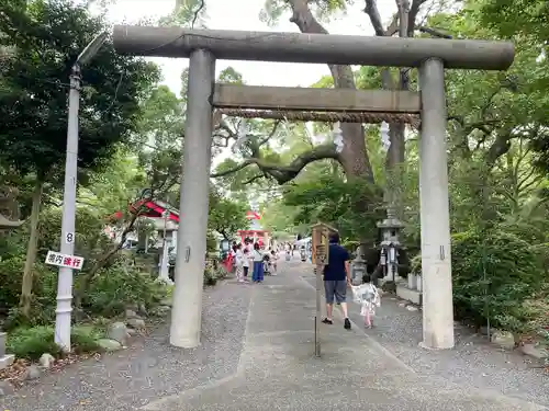 米之宮浅間神社の鳥居