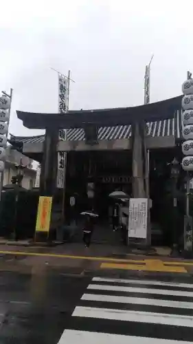 櫛田神社の鳥居