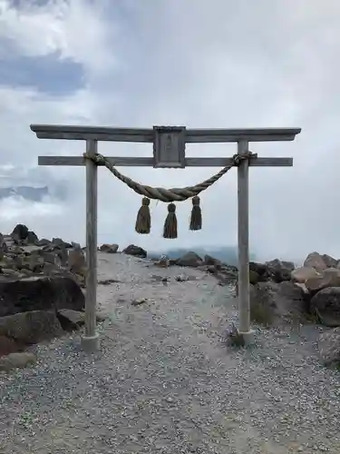 車山神社の鳥居