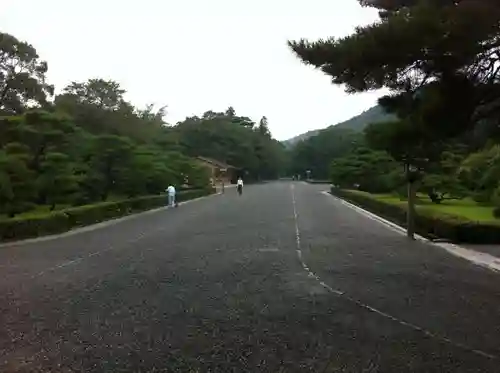 伊勢神宮内宮（皇大神宮）の庭園