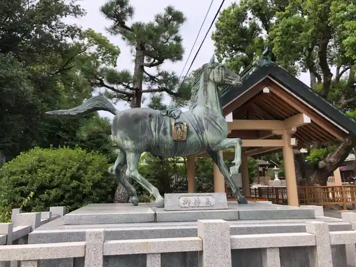 和泉國一之宮 大鳥大社の狛犬