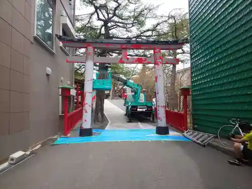 冨士山小御嶽神社の鳥居