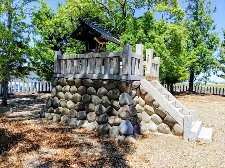 鍋田神明社の本殿・本堂
