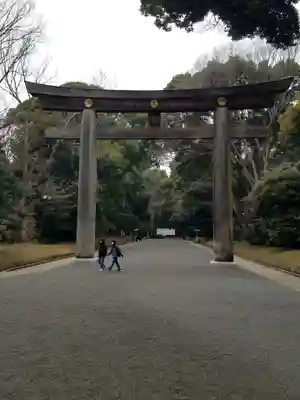 明治神宮の鳥居