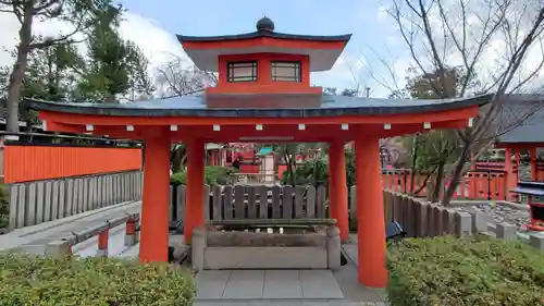 車折神社の手水舎