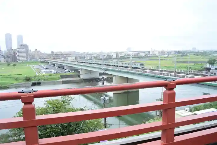 多摩川浅間神社の周辺