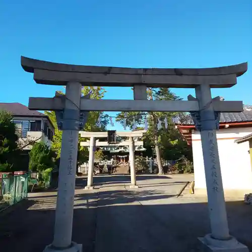 大曽根八幡神社の鳥居