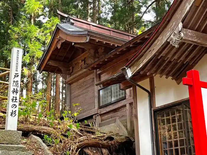 戸隠神社の本殿