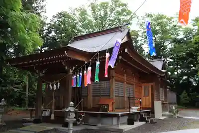 阿久津「田村神社」(郡山市阿久津町)旧社名:伊豆箱根三嶋三社の本殿・本堂