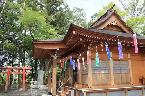 阿久津「田村神社」（郡山市阿久津町）旧社名：伊豆箱根三嶋三社の本殿・本堂