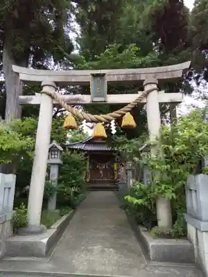 中川熊野神社の鳥居