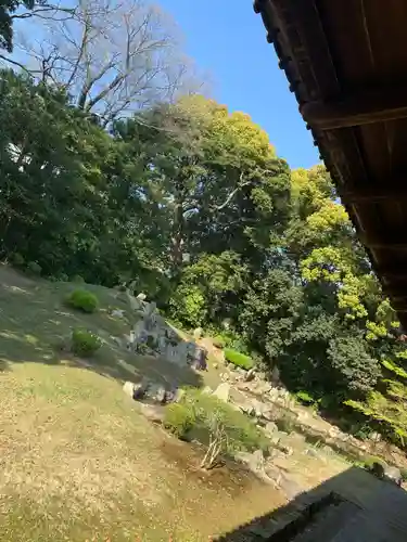 萬福寺の庭園