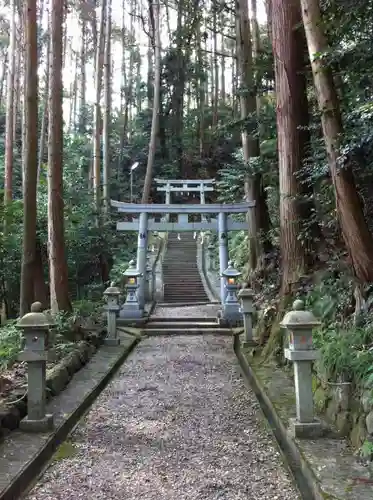 笠山坐神社の鳥居