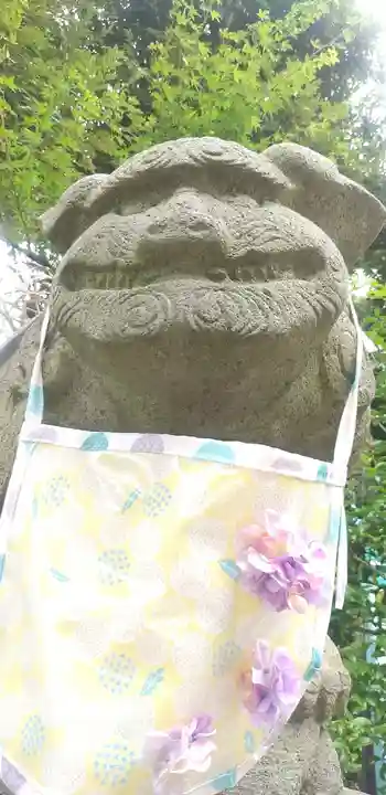 菊田神社の狛犬