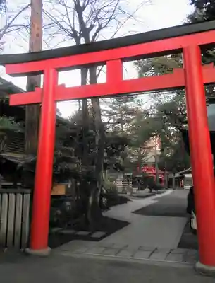 井草八幡宮の鳥居