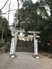 世田谷八幡宮の鳥居