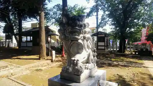 亀久保神明神社の狛犬