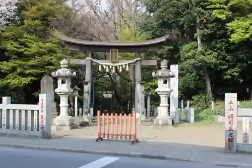 下総国三山　二宮神社の鳥居