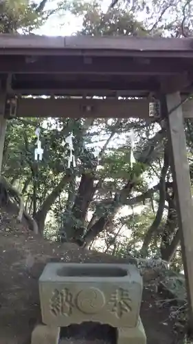 坊辺田水神宮の手水舎