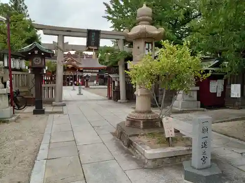 阿部野神社の鳥居