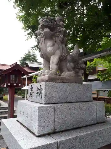 蘆別神社の狛犬