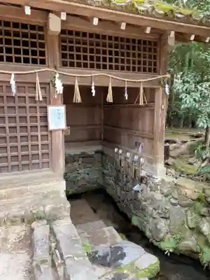 宇治上神社の手水舎