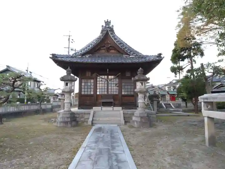 六所社・神明社の本殿・本堂