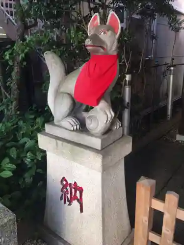 茶ノ木神社の狛犬