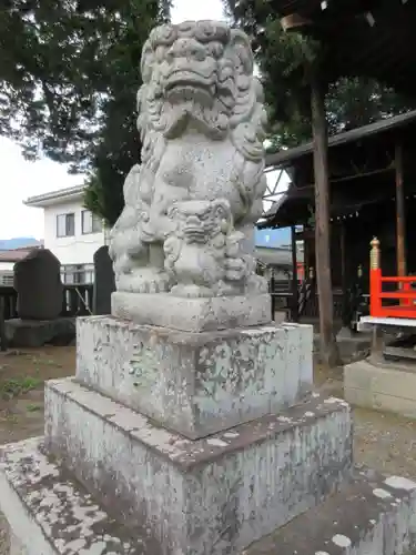 参上神社の狛犬